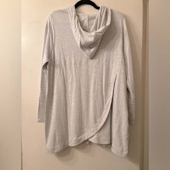 J. Jill fit Large light gray hoodie - Picture 6 of 7